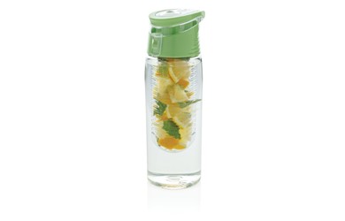 Afsluitbare waterfles met infuser